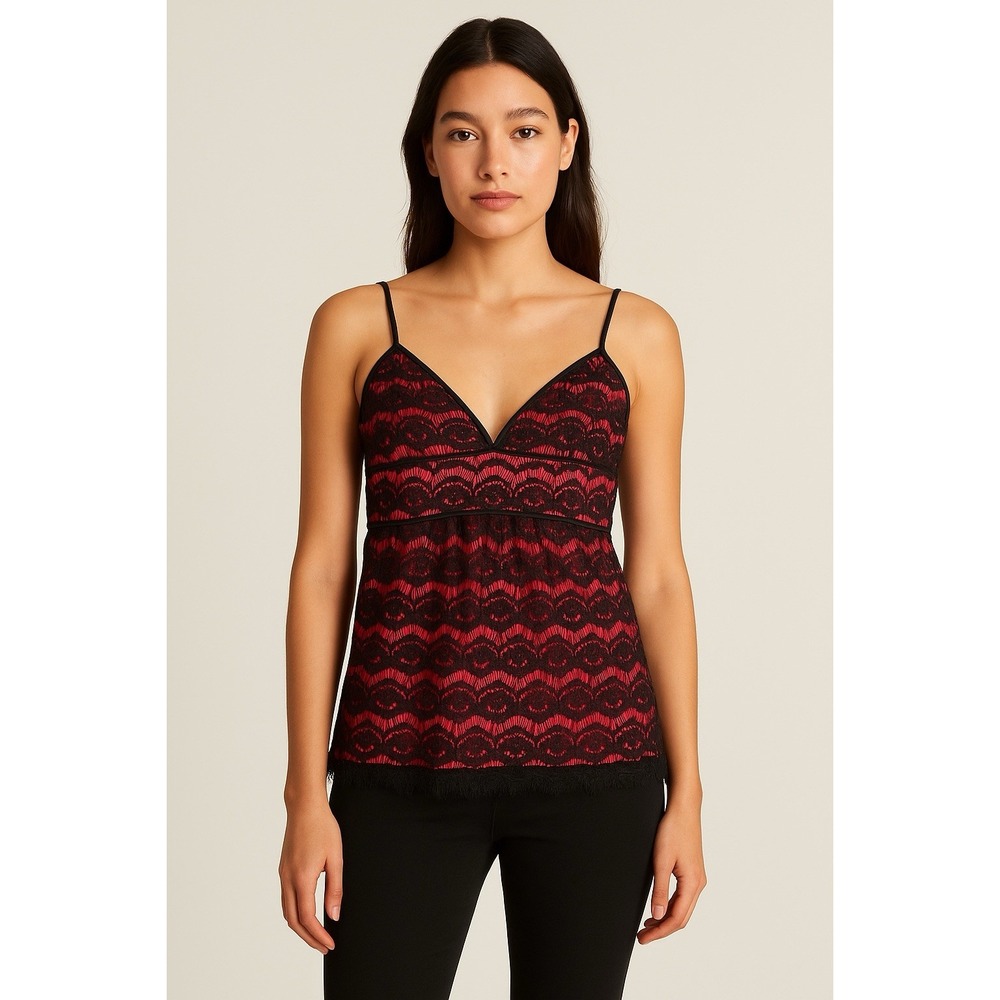Trina Turk Los Angeles Women's Camisole Blouse SZ 6 Luxury Glam Evening